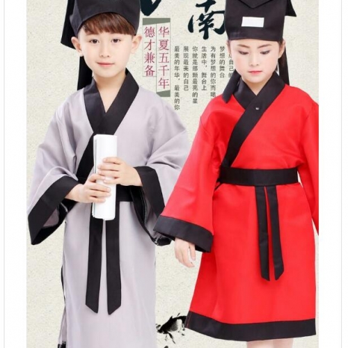 儿童古装经典汉服款式图片